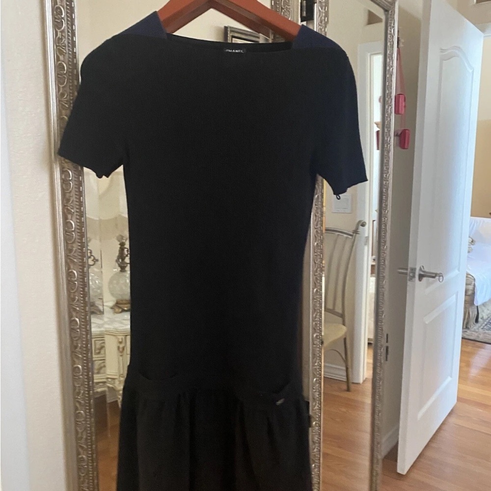 CHANEL Classic Black Mini Dress
